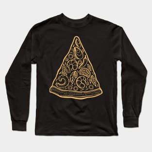 Seafood Pizza Slice Long Sleeve T-Shirt